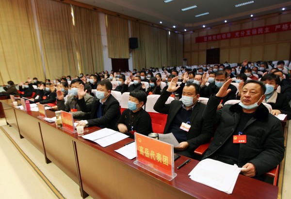 5大会依法通过了杜集区人民政府和杜集区人大常委会工作等报告。.JPG
